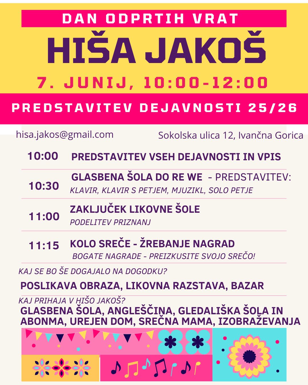 DAN ODPRTIH VRAT HIŠE JAKOŠ